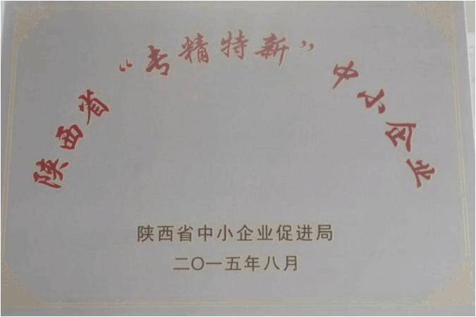 陕西省“专精特新”中小企业(图1)